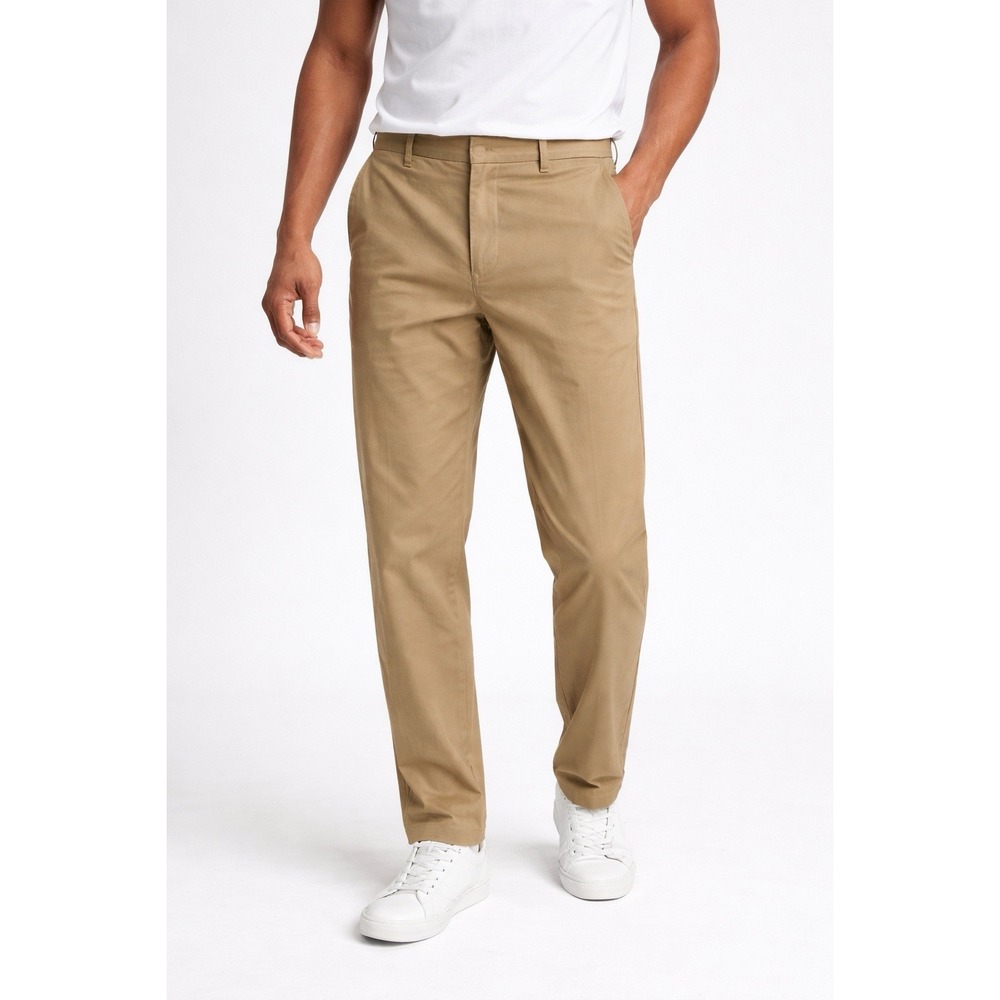 AX Armani Exchange Khaki Cotton Chino Pants Mens Size 36x29 Straight Leg Fit.